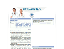 Tablet Screenshot of jestemchory.pl
